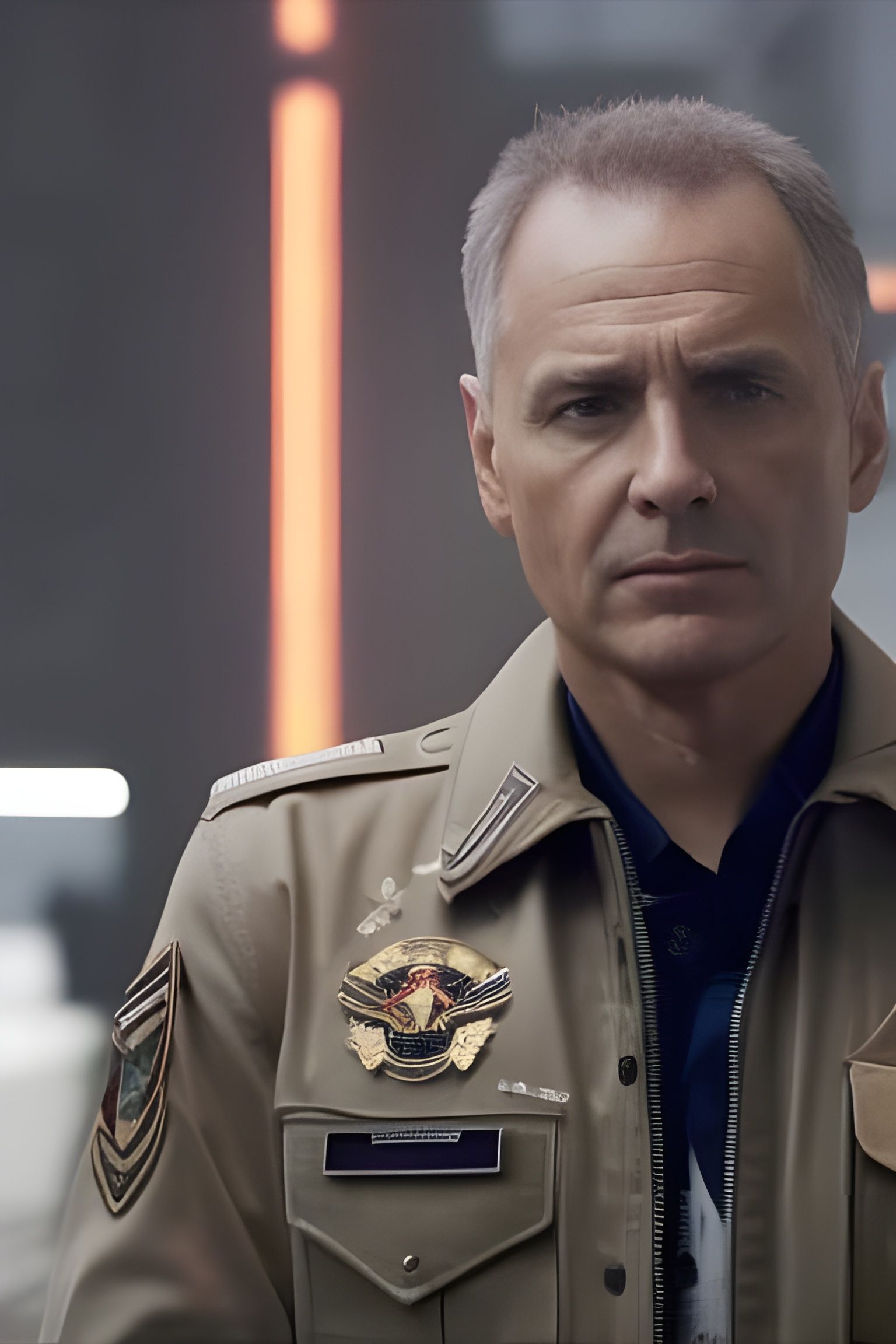 Mack McNeil in Tiberian Sun, Photorealistic Digital Art