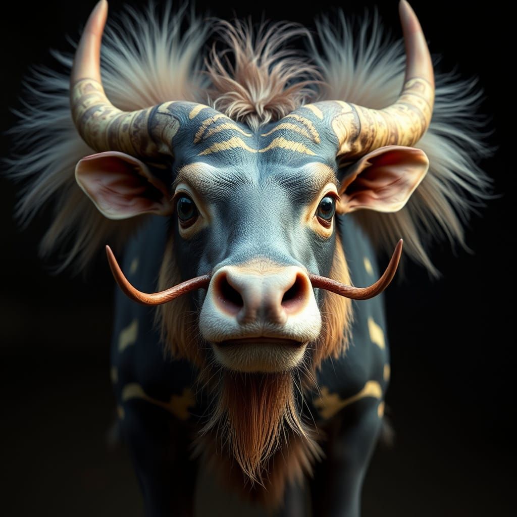 Cinematic Zouwu Creature in Film Still