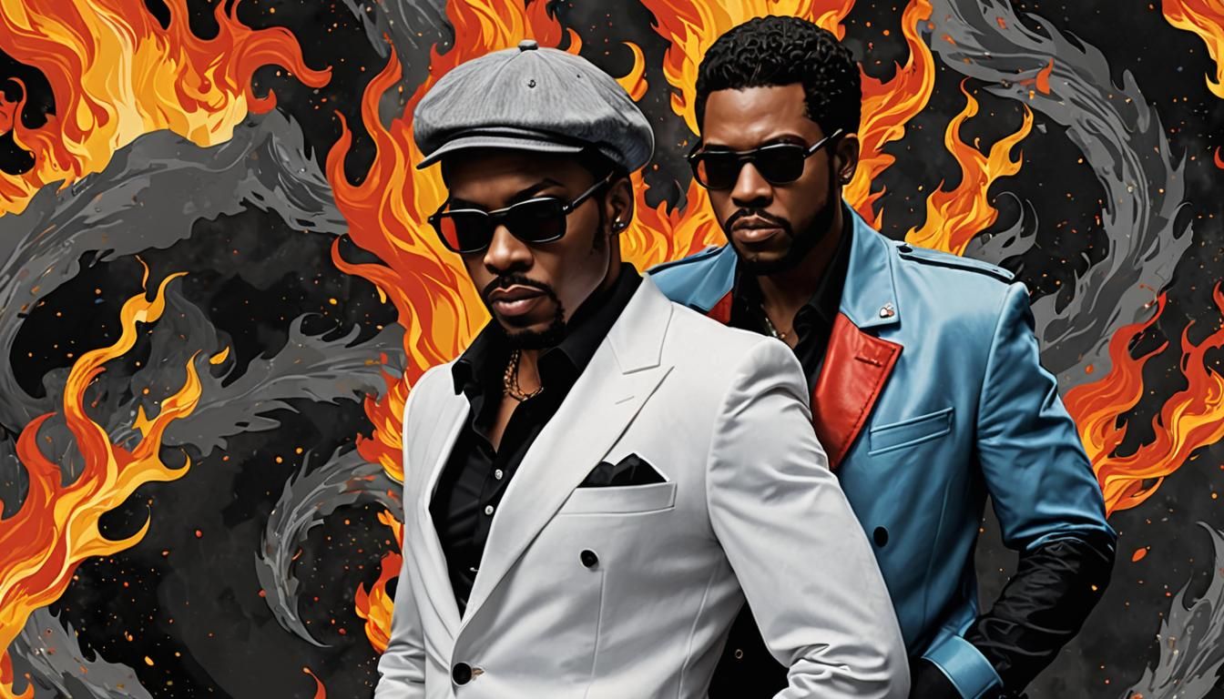 Ice and Fire R&B Soul Music Design