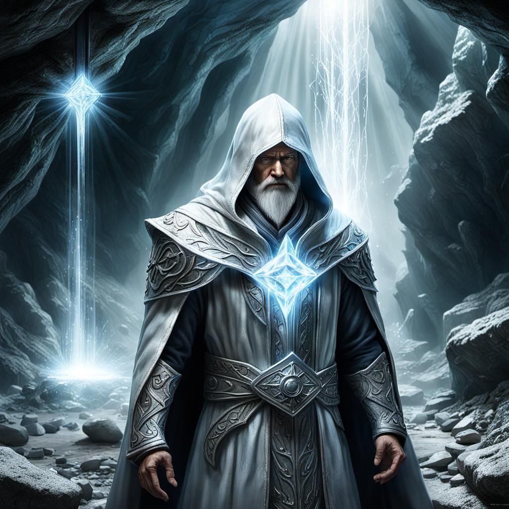 Epic Wizard Battle in Crystal Cave