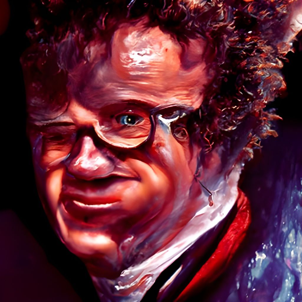 Doctor Steve Brule Portrait in Oil Painting Style