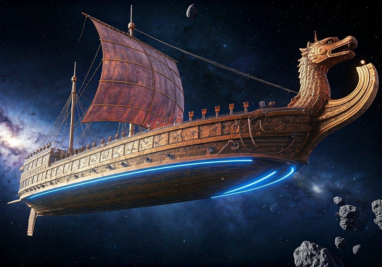 Ancient Space Pirate Vessel