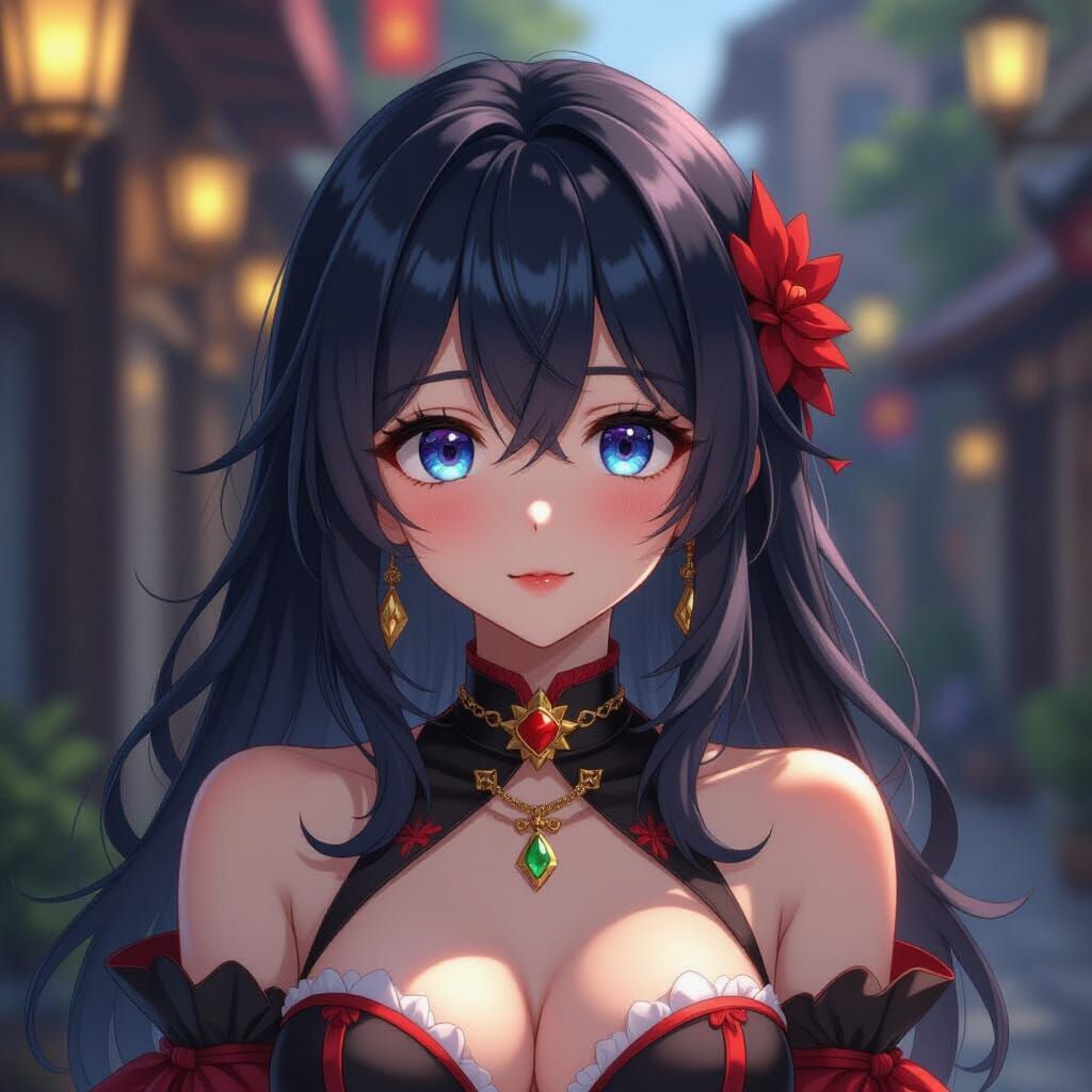 Detailed Anime Character Art in 3D