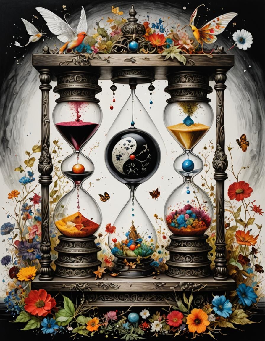 Prismatic Hourglass: Good Versus Evil in Academic Art