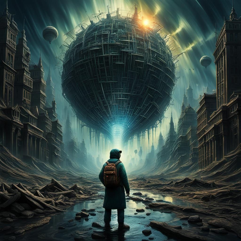 Dark Fantasy Album Art in Digital Style