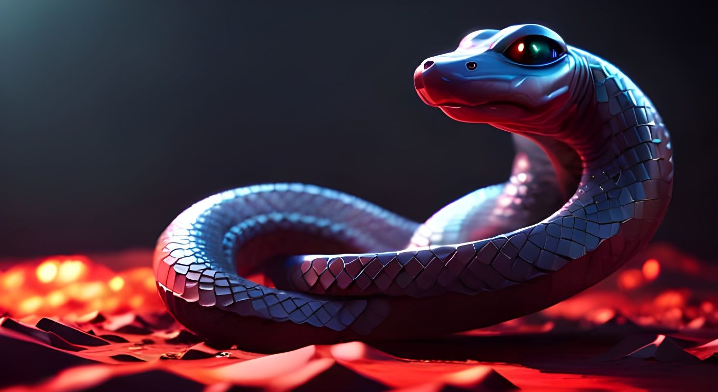 cute robot pet snake