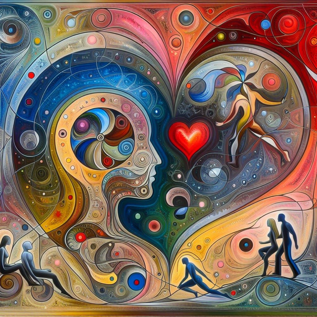 Love in Automatism: A Visual Representation