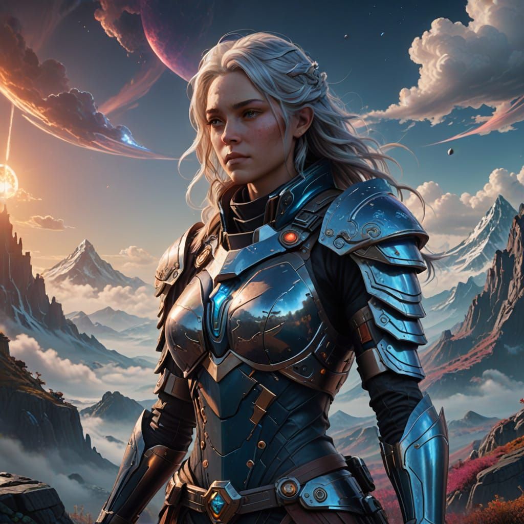 Ethereal Angelica Ascends Celestial Heights