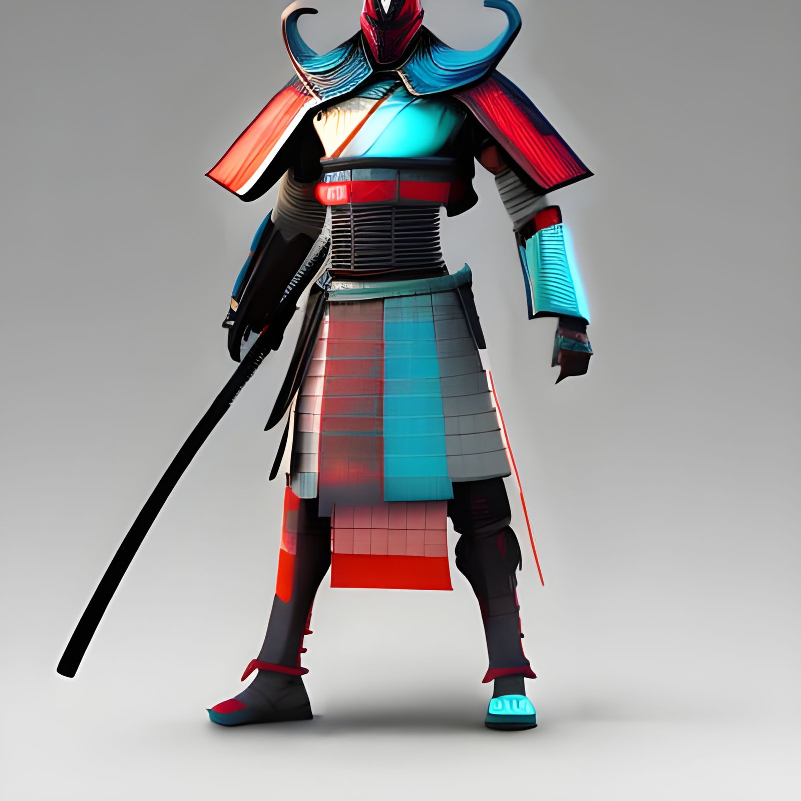 Cyberpunk Samurai Armor in Photorealistic 8K