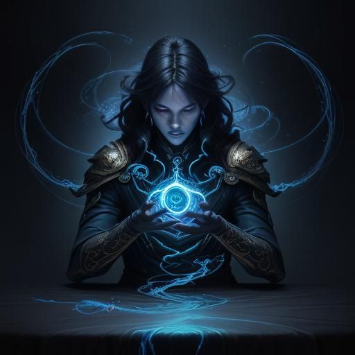 Void Enchanter in Dark Fantasy Style