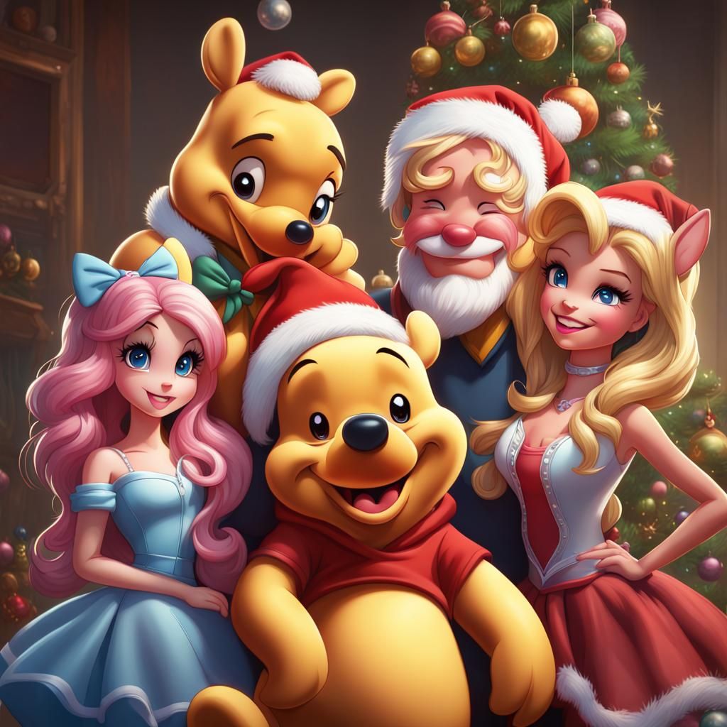 Christmas Celebration with Winnie the Pooh and Friends