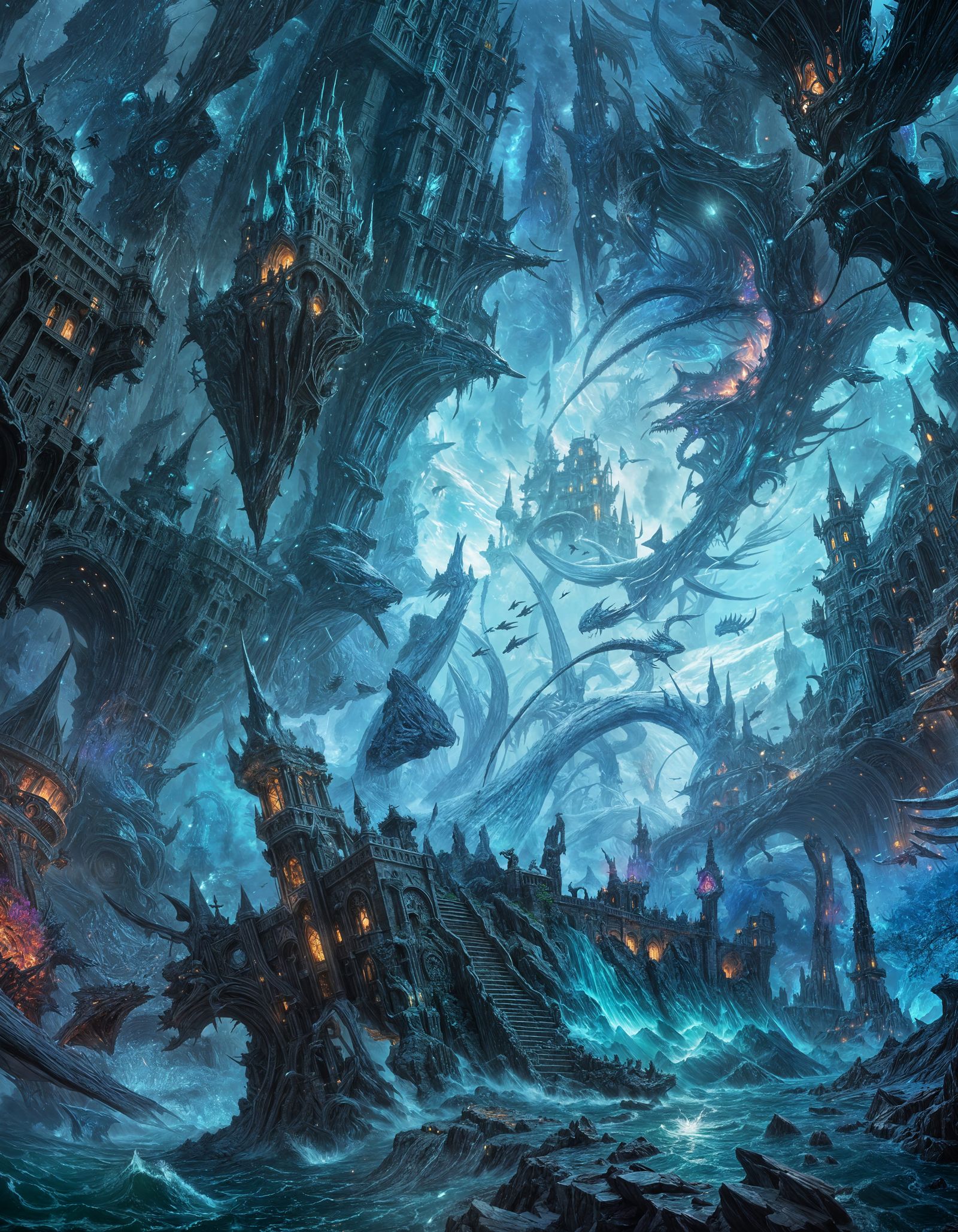 Impossible Crystal Fortress Maze in Unreal Engine