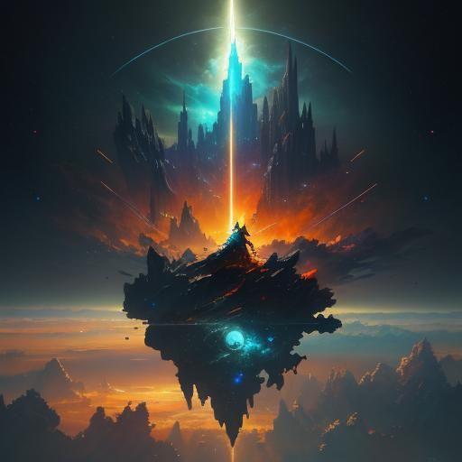 Heaven and Earth Meet in Dynamic Concept Art