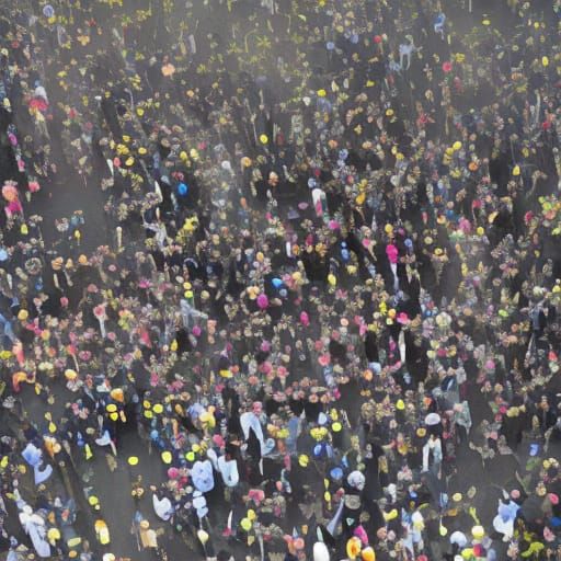 Abstract AI Image of Raw Chaos