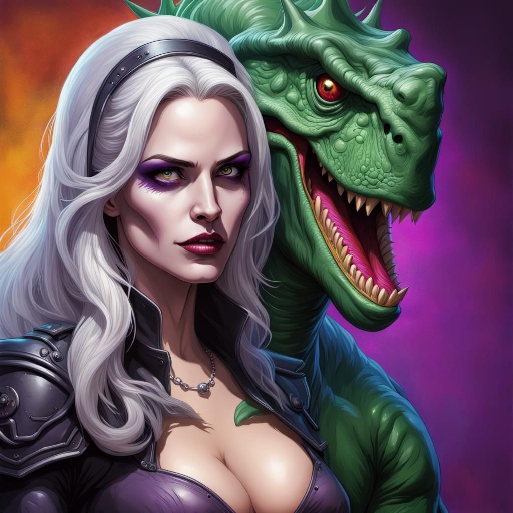 Lady Death and her Barney