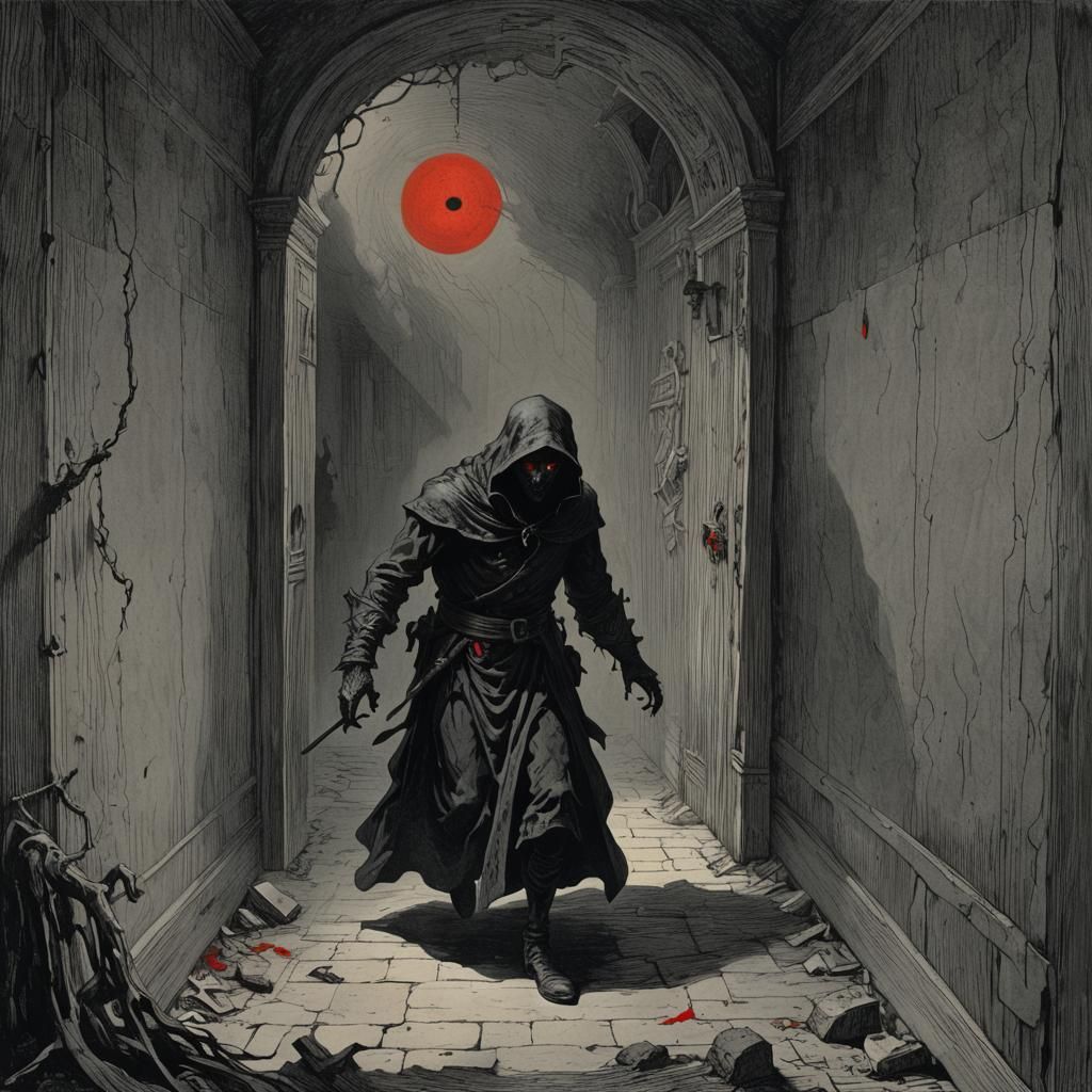 The footsteps you hear