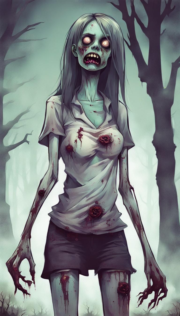 Mutant Zombie Ghost Girl Image