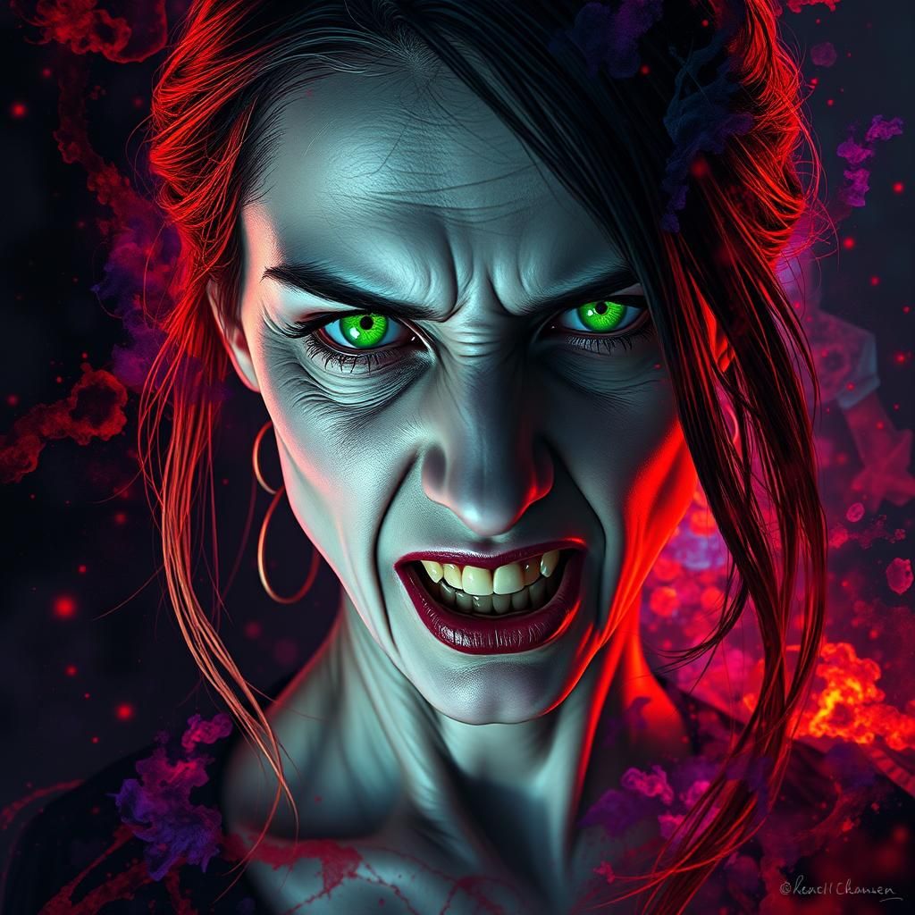 Hermione Granger's Vampire Transformation: Hyperrealistic Sp...