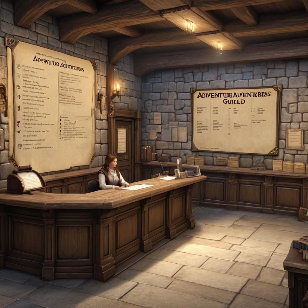 Adventurers Guild Reception