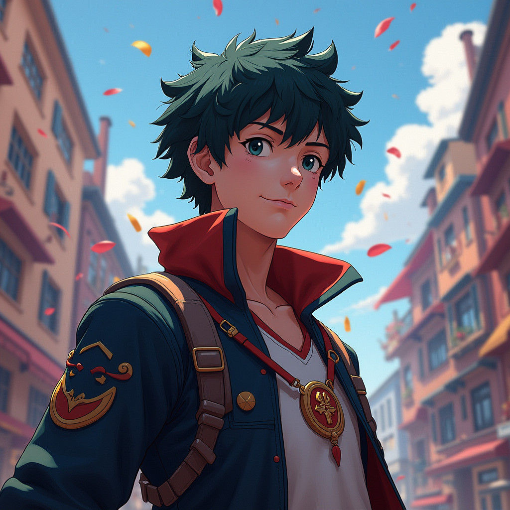 My Hero Academia: Detailed Matte Painting