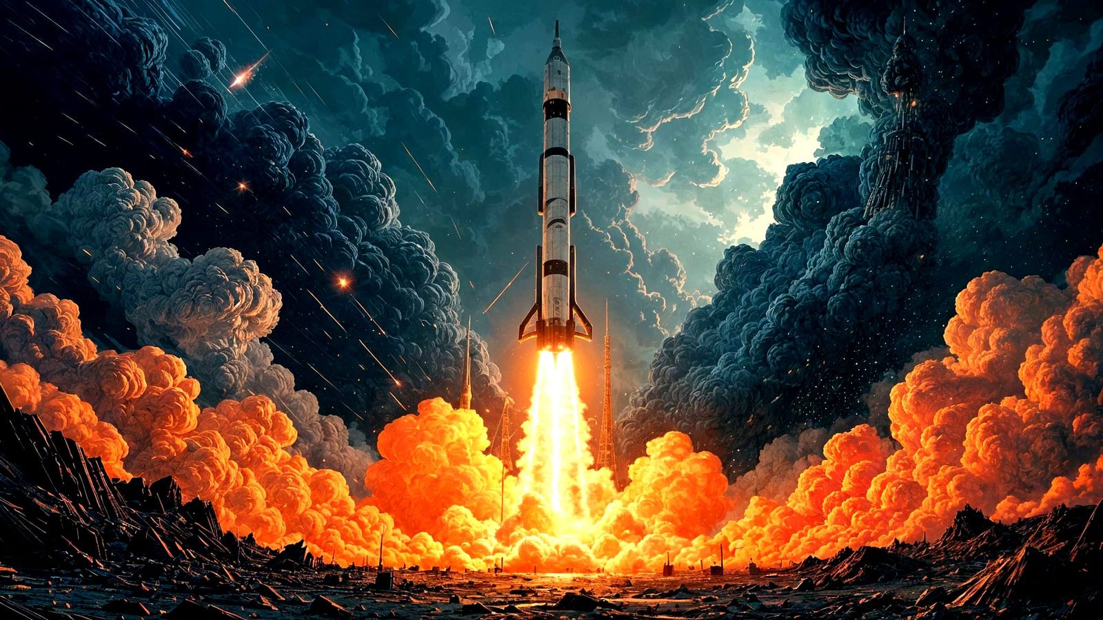 “BLAST OFF! We have ignition! We have ignition!”