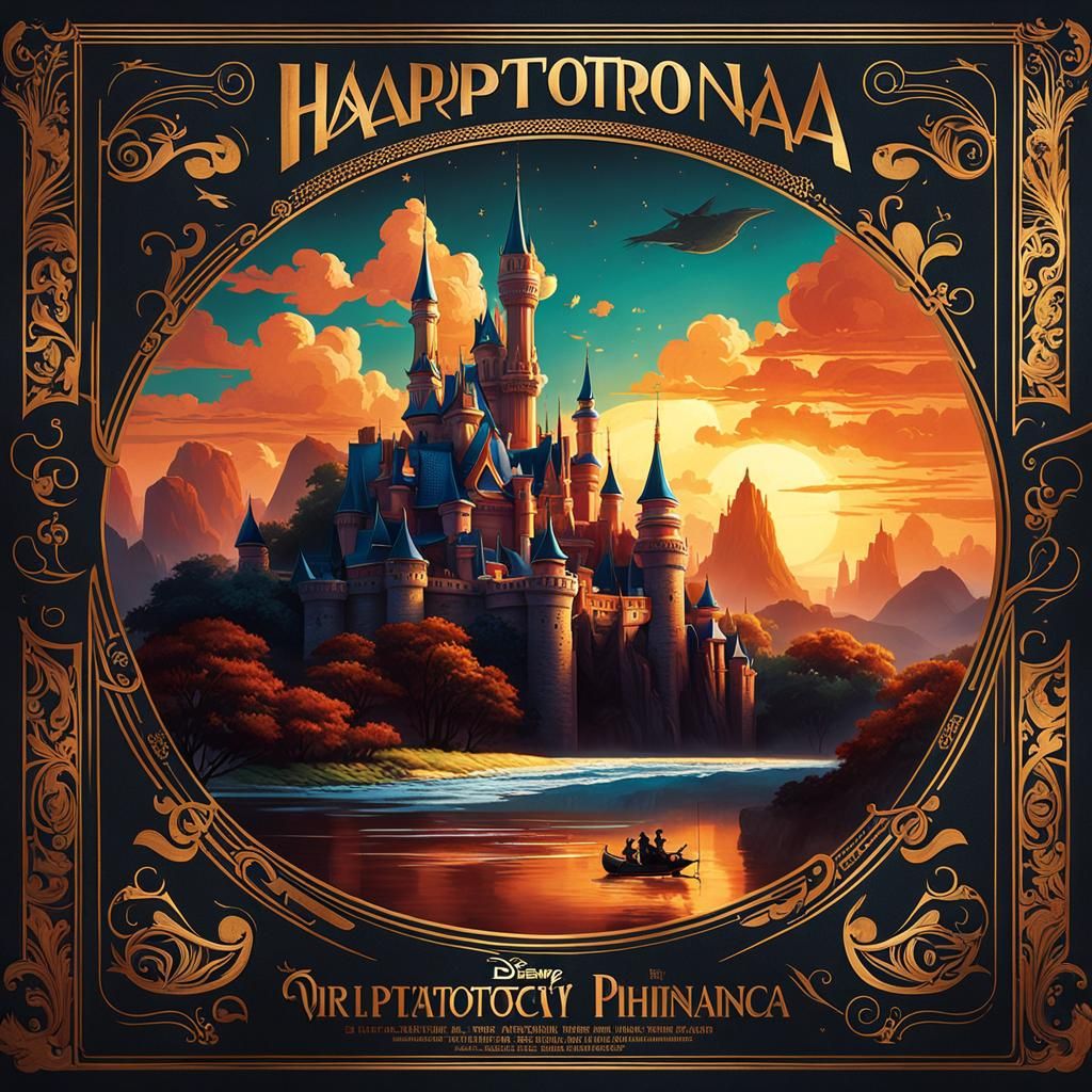 Nare - Pomegranate Princess: A Disney-Style Movie Poster