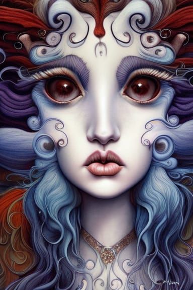 Detailed Portrait in Tonalist Style