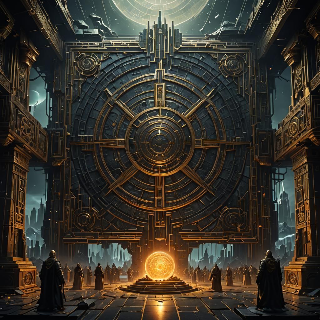 Dark Fantasy Concept Art with Dynamic Lighting