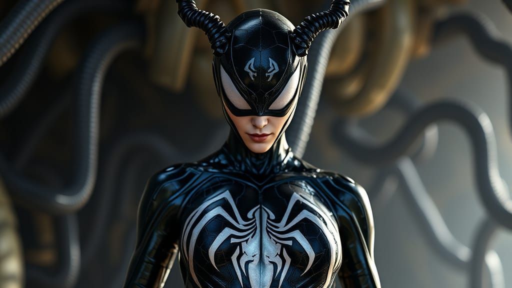 Venom Symbiote Queen in Symbiote Hive