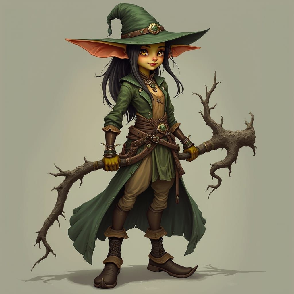 Goblin Maiden of Enchanted Fantasy