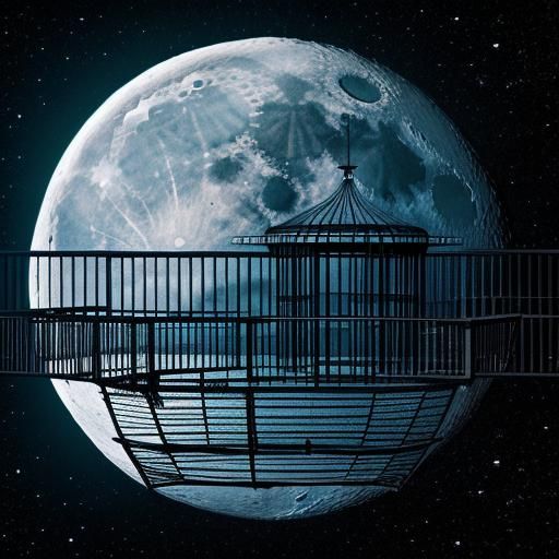 pathway around the moon