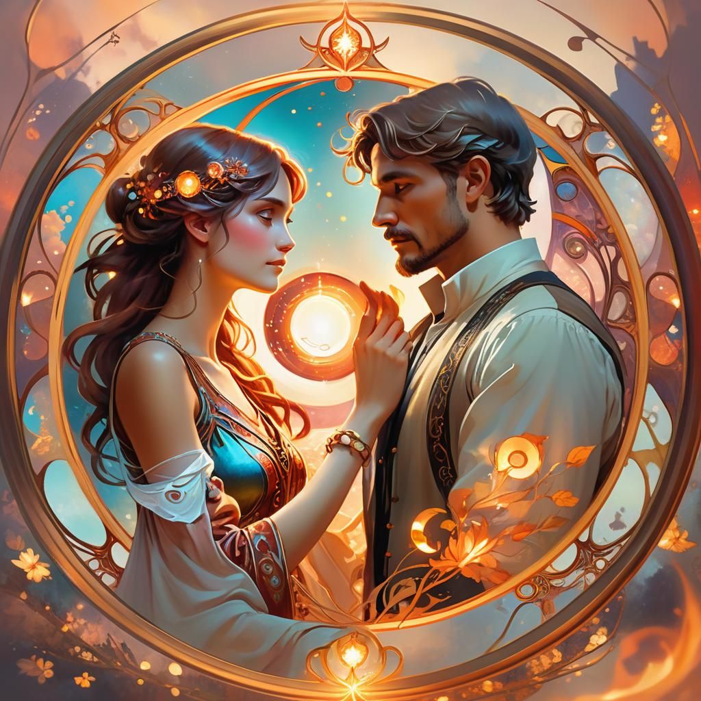 Circles Unite in Surreal Fantasy Art