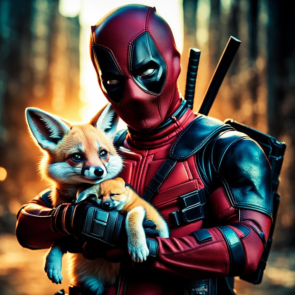 Deadpool and Fennec Fox: Cinematic Marvel Still