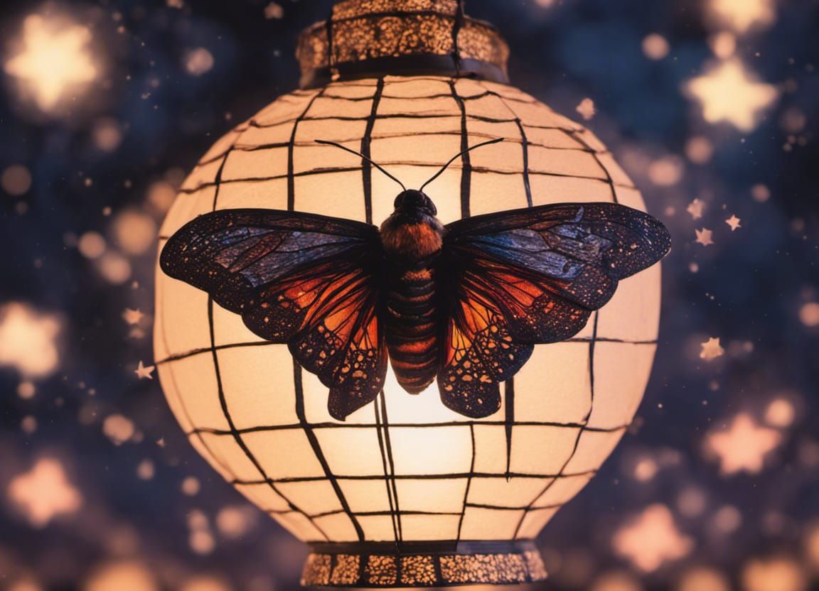 Moth & Lantern Series - 7