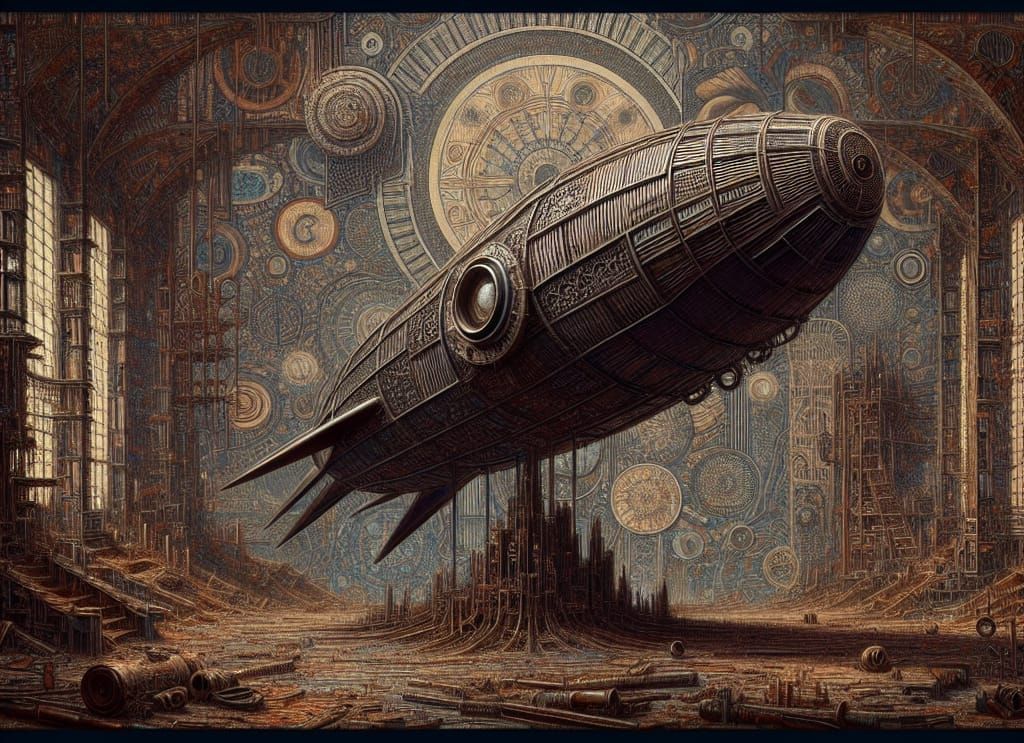 Composite Character in Submerged Ruins as Plasmagasmic Art