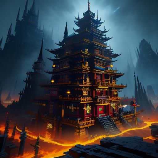 Detailed Ninjago Lego Series Concept Art