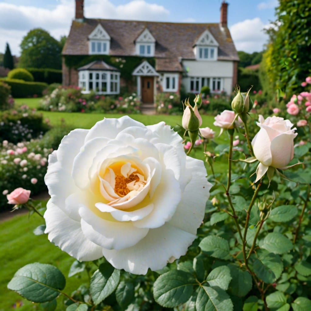 English Country Rose Garden