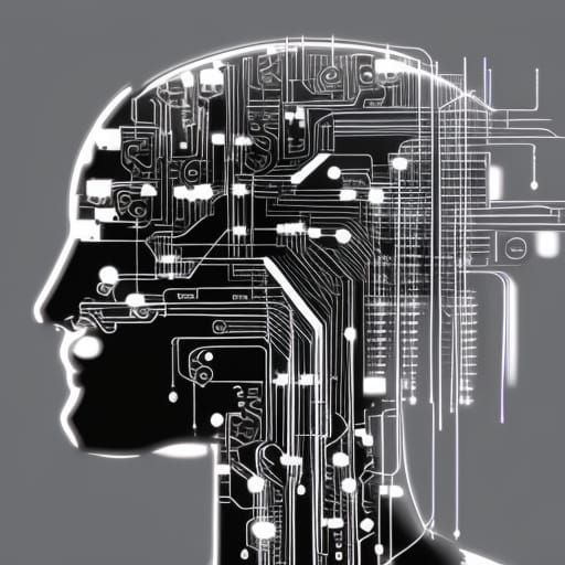 Cyberpunk Android Exploded Schematic Profile