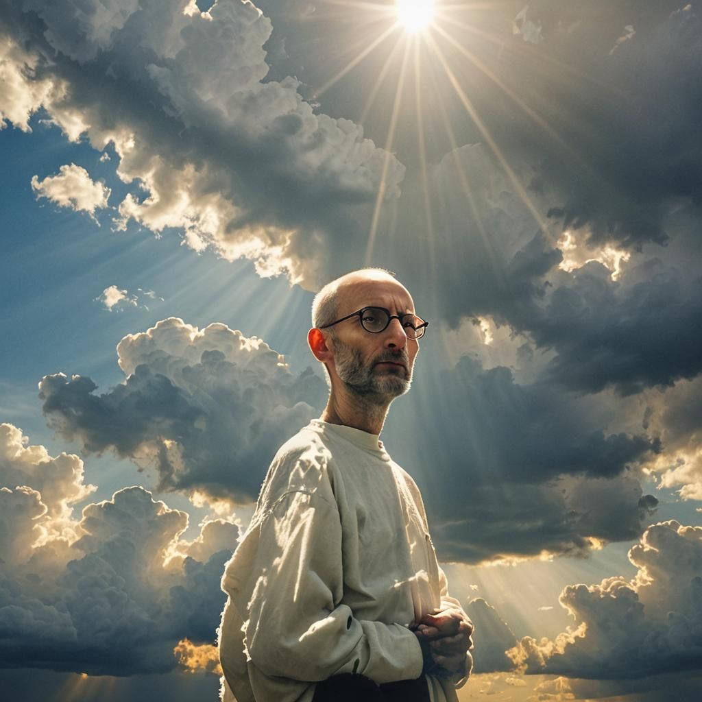 Sad Man in Divine Sunshine