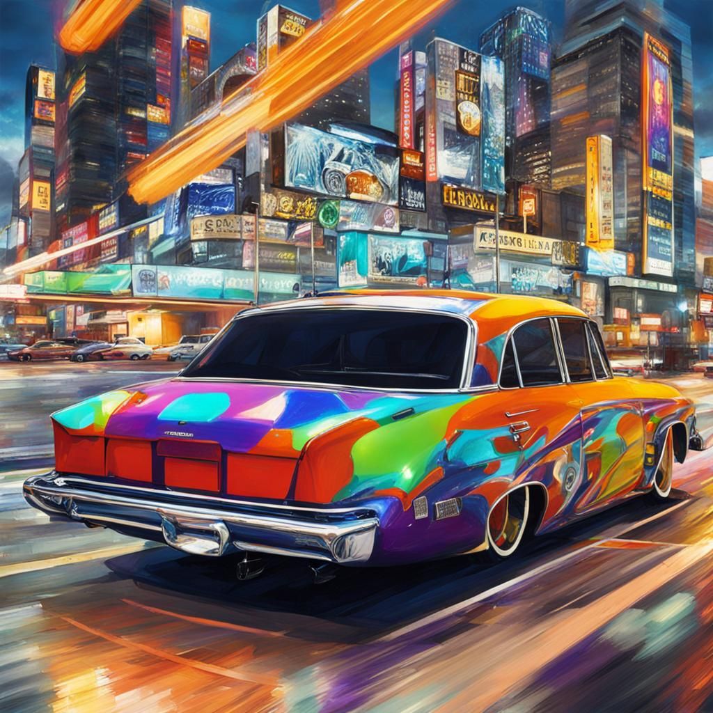 Sleek AI Generated Car