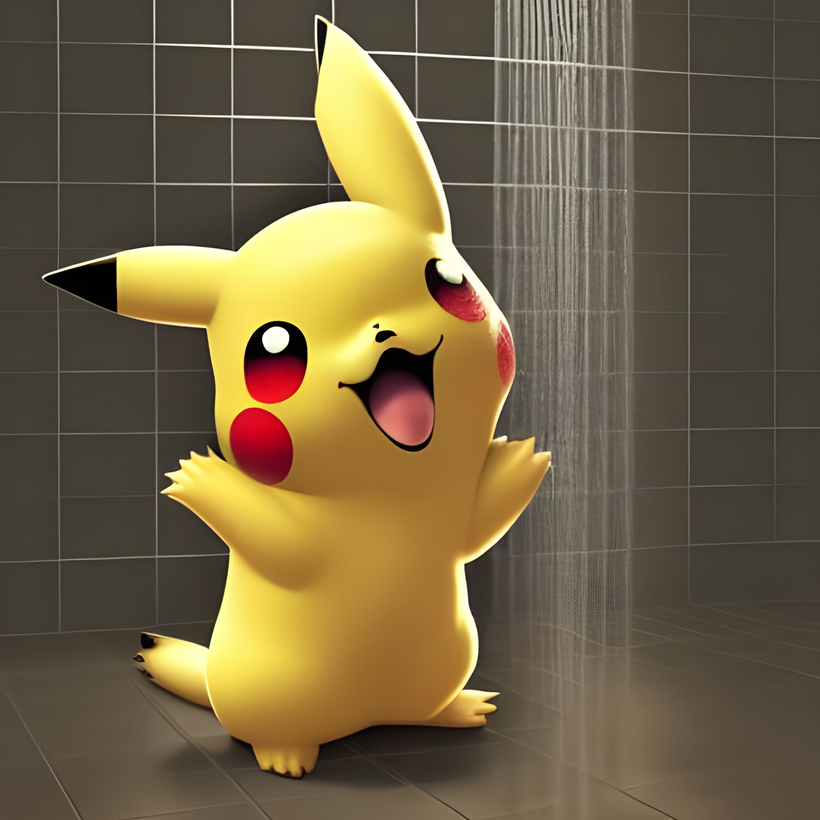 Why should you never allow your Pokemon in the shower?