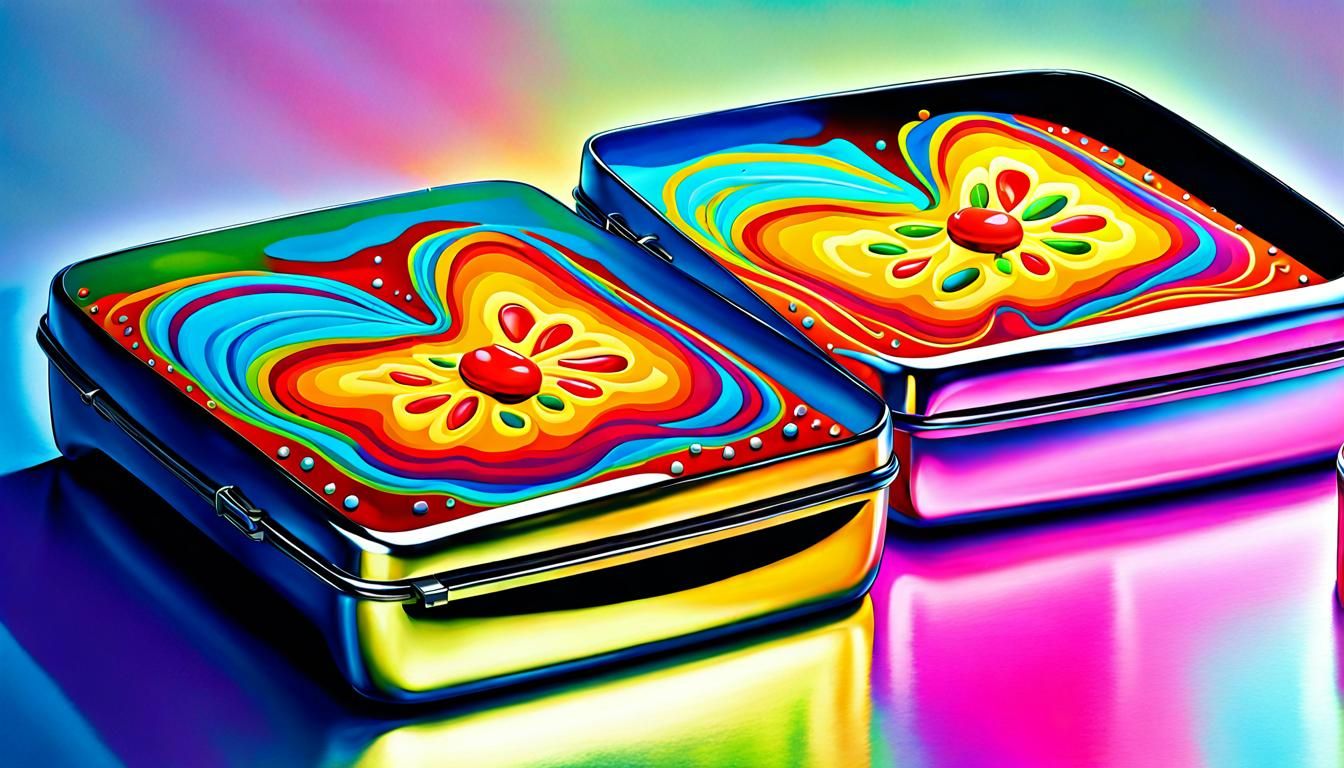 Pop Art Toaster with Pop Tart, Digital Illustration