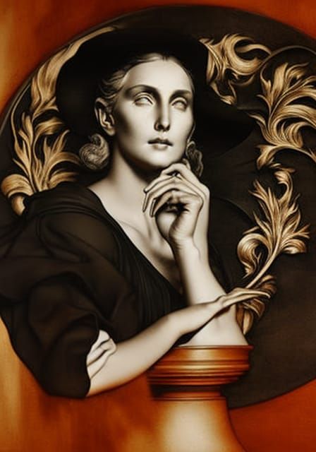 Monochromatic Expressionism in Digital Charcoal and Chalk Ar...