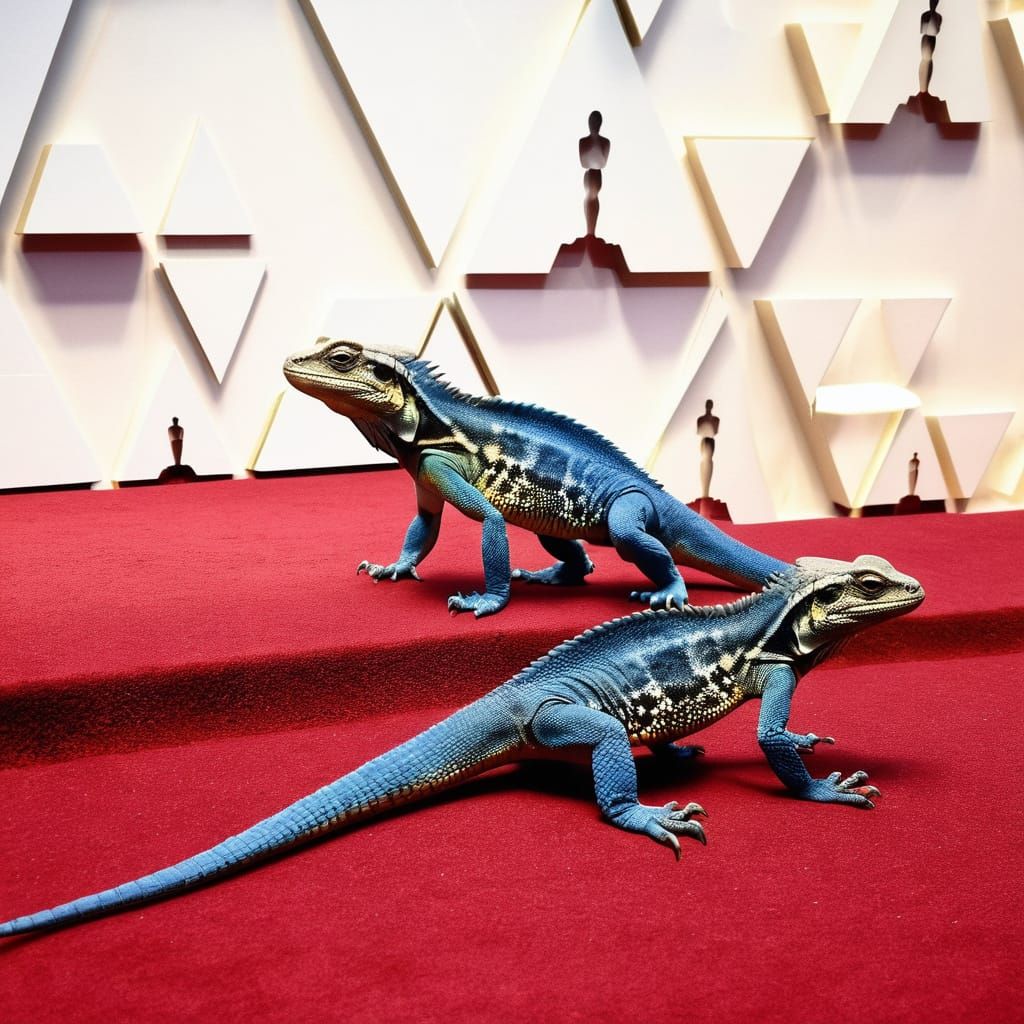 Rock Agamas on the Red Carpet at the Oscars