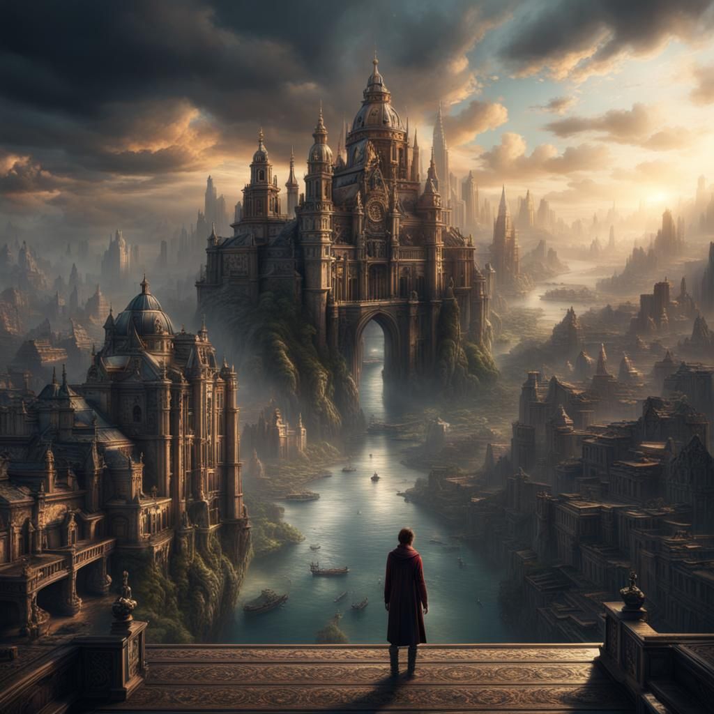 Epic Dreamscape Digital Matte Painting