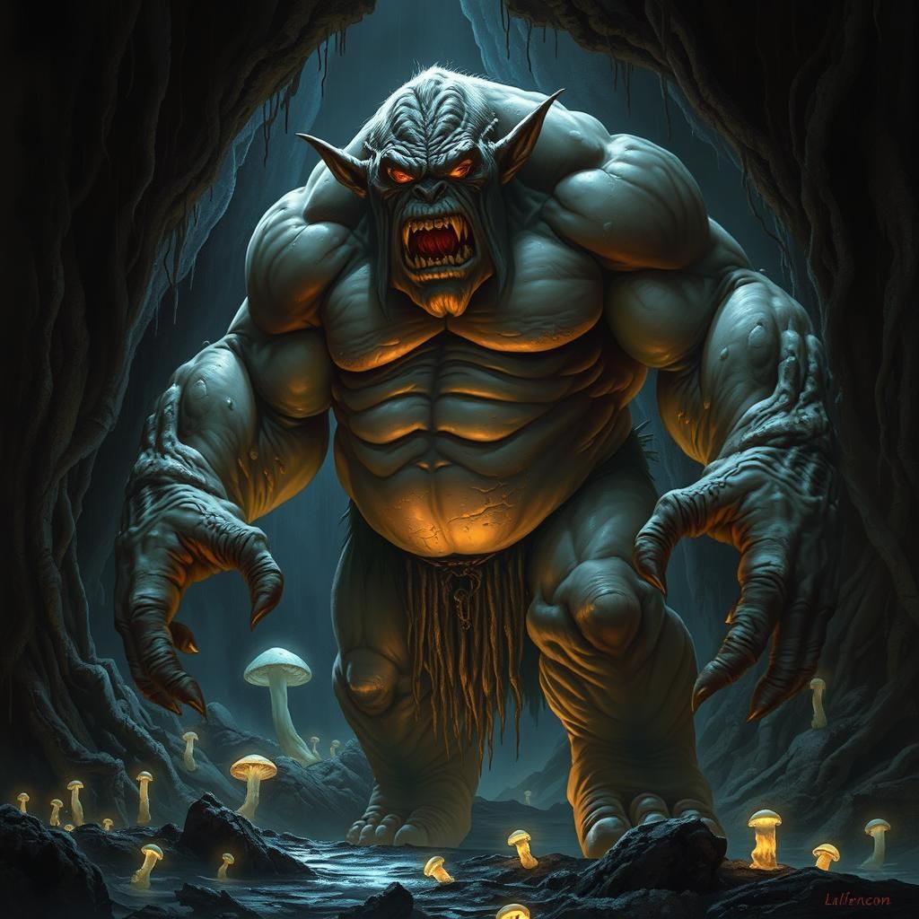 Cave Troll in Subterranean Lair