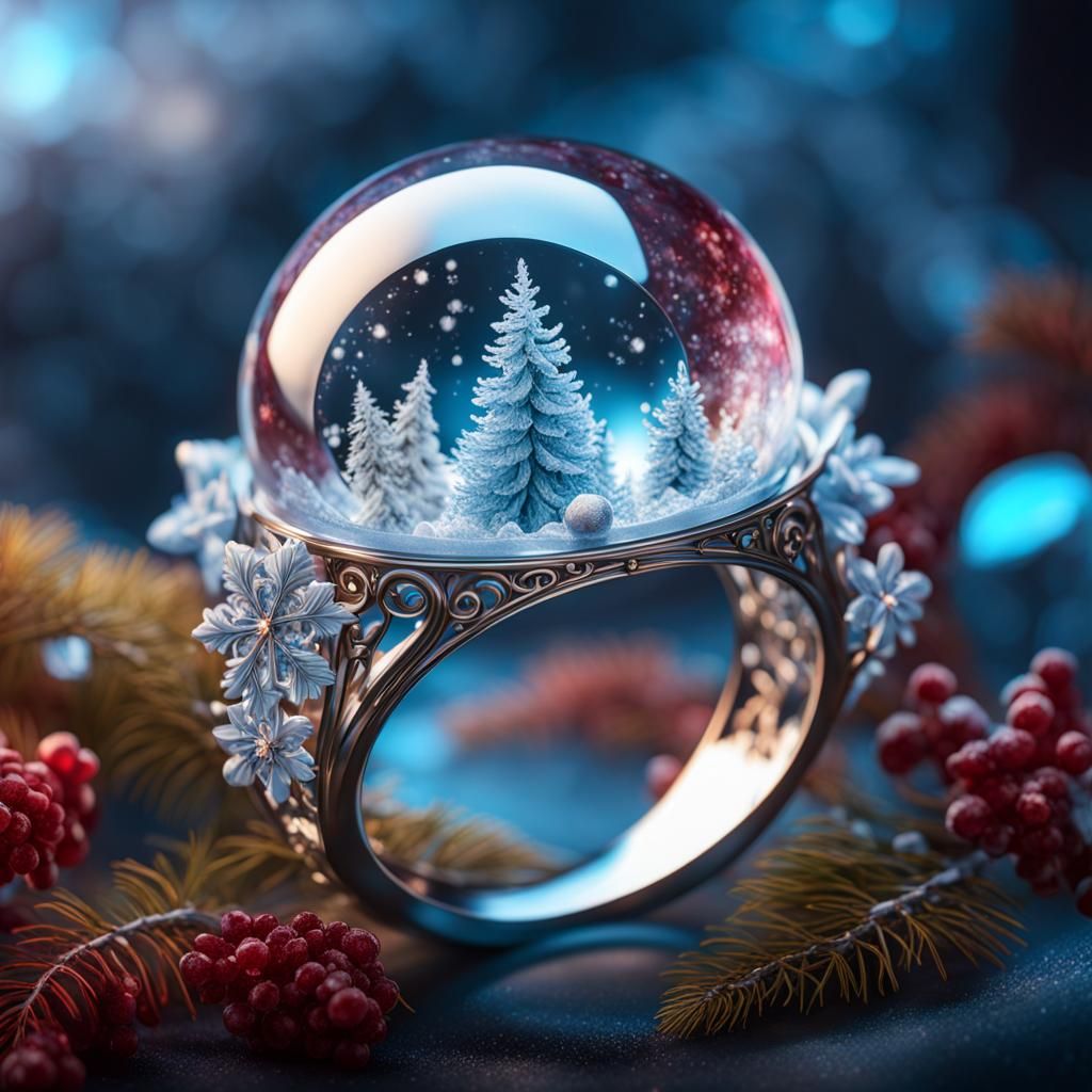 Winter World Inside a ring