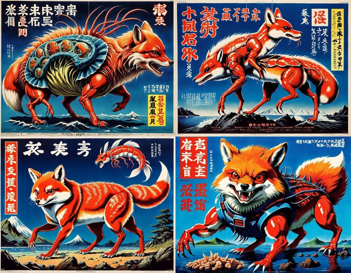 Grotesque 1970s-Style Monster from the Deep