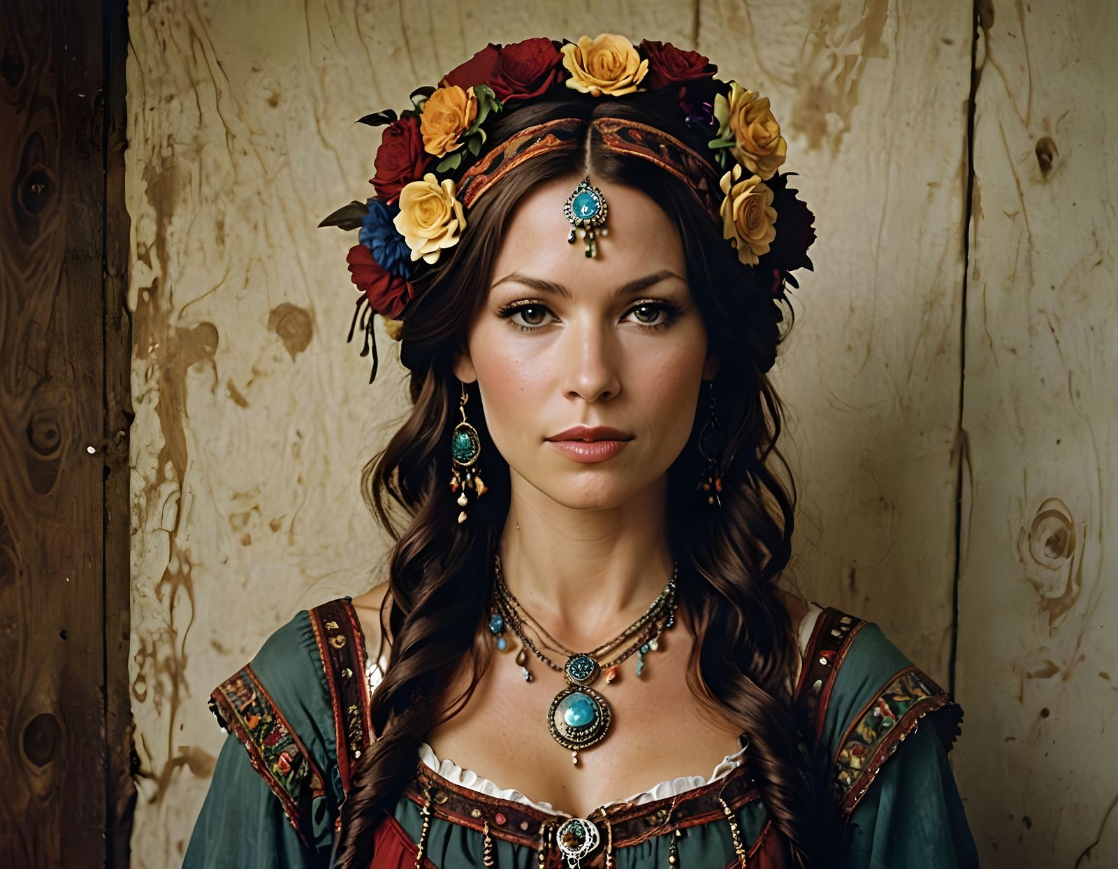Kari Samantha Wuhrer as Gypsy Woman from Thinner