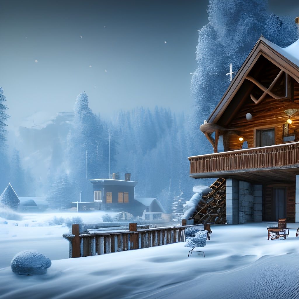 Advent #3: Cabin in the Snow